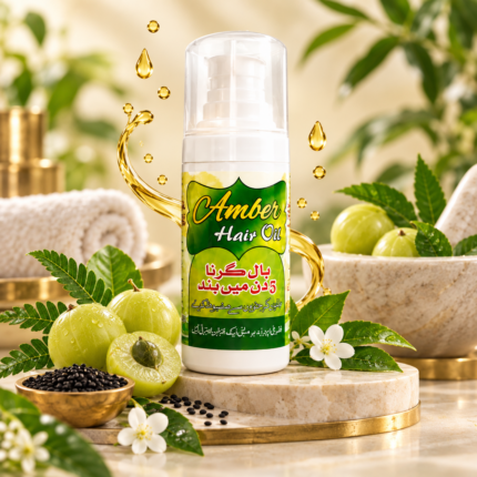 amber hair oil